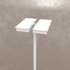 Particolare di Piantana da terra moderna LED molto luminosa grigia design direzionabile  42342