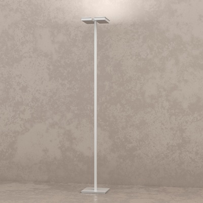 Piantana da terra moderna LED molto luminosa grigia design direzionabile  42342