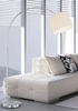 Lampada da terra ad arco con paralume bianco 39835 LUCI MODERNE