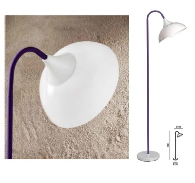 Piantana viola flessibile e direzionabile 6260VI PERENZ