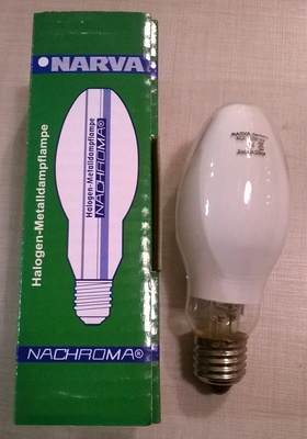 Lampadina HQI-E NCE150W/WW E27 alogenuri metallici NARVA 32898 LUCI E COLORI