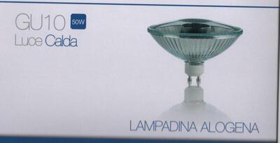 Lampadina GU10 alogena 50W PAR36 220-240V d.11cm 141299 IDEAL LUX