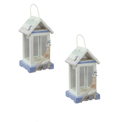 Coppia di lanterne a forma di cabina di mare  38807
