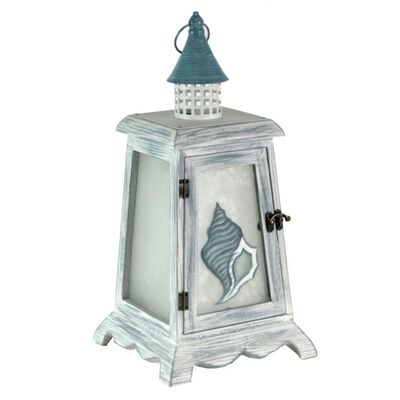 Lanterna alta 44cm faro con conchiglia  38808