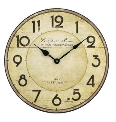 Orologio parete quadrante anticato Paris Est 1893 33,5cm 21415 LOWELL