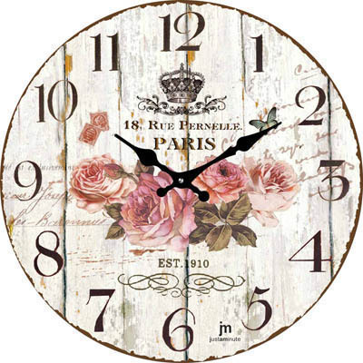 Orologio parete rose d. 33,5 14852 LOWELL