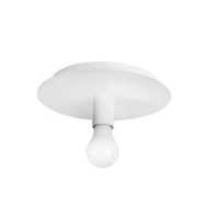 Lampada soffitto/parete 1 luce bianca lampadina a vista 41971 LUCI MODERNE