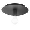 Plafoniera da soffitto o da parete luce a vista nero opaco 41972 LUCI MODERNE