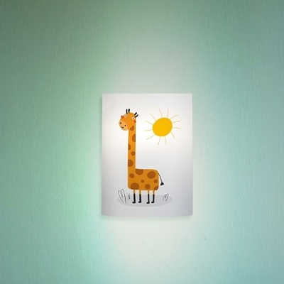 Applique simpatica giraffa per cameretta bambini  42824