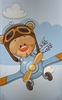 Immagine aggiuntiva di Lampada da comodino cameretta bambini orsetto aviatore  42828