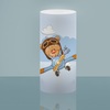 Lampada da comodino cameretta bambini orsetto aviatore  42828