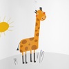 Ulteriore dettaglio di Lampadario camerette a sospensione 40 cm polilux decoro giraffa  42839