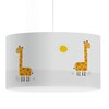 Lampadario camerette a sospensione 40 cm polilux decoro giraffa  42839