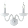 Immagine aggiuntiva di Applique vetro soffiato bianco chandelier 2 luci verso alto  42778
