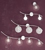 Immagine aggiuntiva di Spot applique o plafoniera orientabile con sfera bianca 12 cm  41776