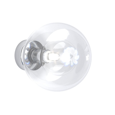 Applique una luce doppia sfera trasparente  41775