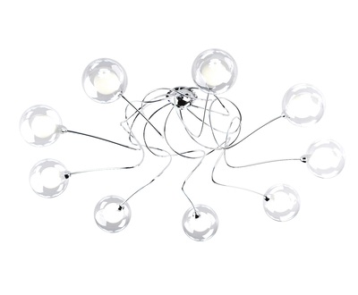 Lampadario da soffitto grande 95 cm moderna sfere vetro  41793