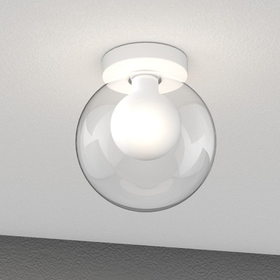 Lampada plafoniera a soffitto parete doppia sfera 12 cm  42763