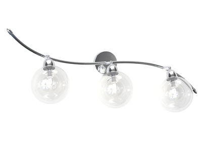 Lampada parete o soffitto 3 luci sfere orientabili  41783