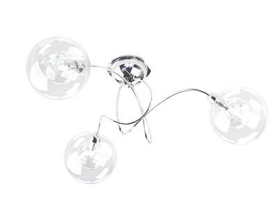 Lampada da soffitto plafoniera braccetti palline vetro  41790