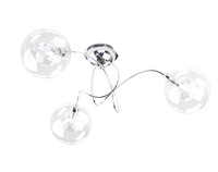 Lampada da soffitto plafoniera braccetti palline vetro  41790