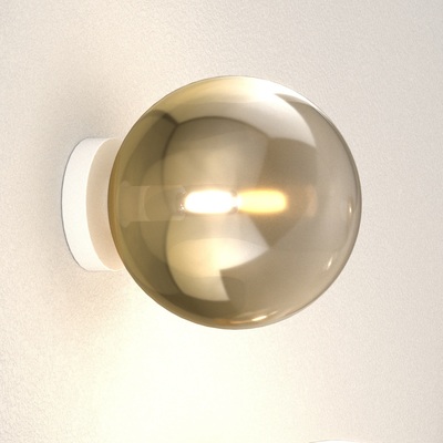 Applique 1 luce sfera oro sfumato  42009