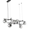 Immagine aggiuntiva di Lampadario dark elegance 6 sfere multidirezionate a livelli  44739