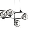Lampadario dark elegance 6 sfere multidirezionate a livelli  44739 - foto 4