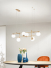 Immagine aggiuntiva di Lampadario soft luxury oro sfere distese sequenza di direzioni e altezze  447
