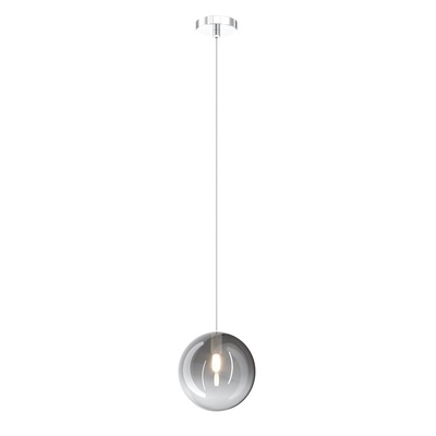 Lampadario piccolo a sospensione boccetta fum&egrave;&rsquo; sfera 15 cm  42054