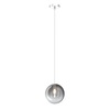 Lampadario piccolo a sospensione boccetta fum&egrave;&rsquo; sfera 15 cm  42054