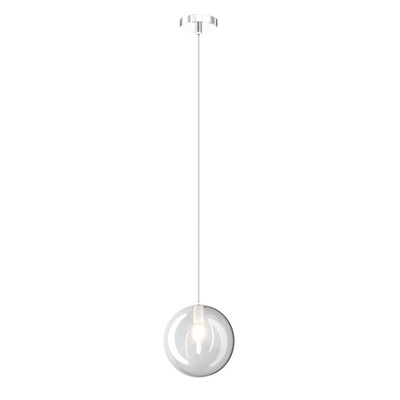 Lampadario piccola sospensione a sfera 15 cm trasparente  42057