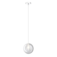 Lampadario piccola sospensione a sfera 15 cm trasparente  42057