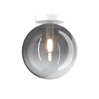 Plafoniera 1 luce sfera diametro 15 cm fum&egrave;  42011