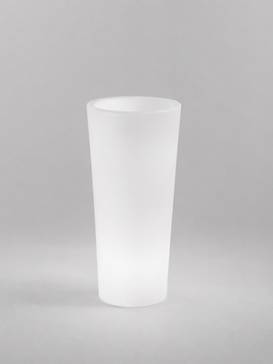 Vaso luminoso a cono terrazzo patio balcone diametro 28 alto 60  45163