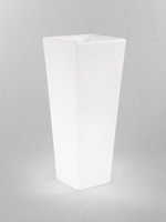 Vaso illuminato quadrato verticale alto importante per ingresso esterno  45162