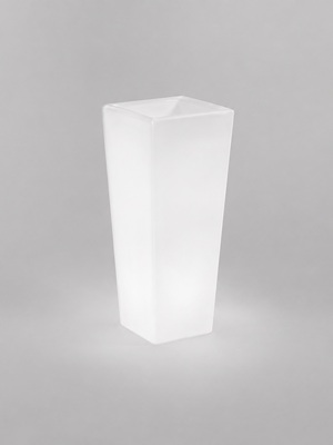 Vaso luminoso geometrico quadrato 60cm da esterno attacco E27  45161