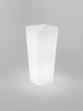 Vaso luminoso geometrico quadrato 60cm da esterno attacco E27  45161