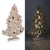 Immagine aggiuntiva di Albero in legno alto 50cm con led e decorazioni  39102