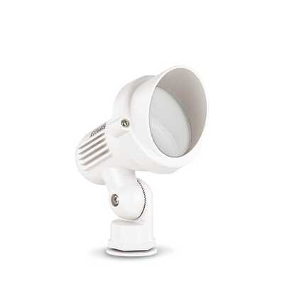Faretto da giardino bianco da interrare IP65 GU10 TERRA PR1 SMALL BIANCO IDEAL LUX