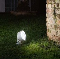 Faretto a picchetto da giardino con led luce calda bianca o fredda LITIO PR1 BIANCO TOMMY IDEAL LUX