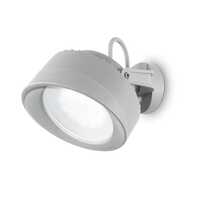 Faretto da soffitto o da parete grigio IP66 4000K direzionabile TOMMY AP GRIGIO 4000K IDEAL LUX