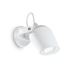 Applique faretto da esterno bianca orientabile IP66 in resina anticorrosione ELIO AP1 BIANCO IDEAL L