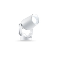 Faretto da giardino bianco con picchetto orientabile IP66 ELIO PR1 BIANCO IDEAL LUX