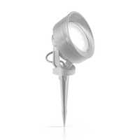 Lampada direzionabile con picchetto da giardino ip66 faretto grigio LITIO PR1 GRIGIO TOMMY IDEAL LUX