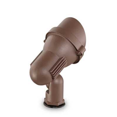 Lampada da giardino da terra coffee con lancia da interrare TERRA PR1 SMALL COFFEE IDEAL LUX