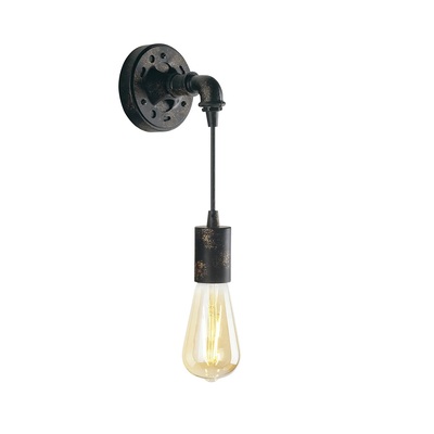 Applique 1 luce semplice ruggine invecchiato industrial 41982 LUCI MODERNE