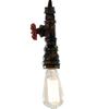 Particolare di Lampadario a sospensione piccolo ruggine vintage  41994