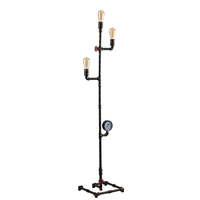 Piantana 3 luci vintage industrial loft ruggine antichizzato 41992 LUCI MODERNE