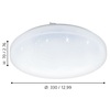Particolare Plafoniera 33cm led effetto scintillante cielo stellato